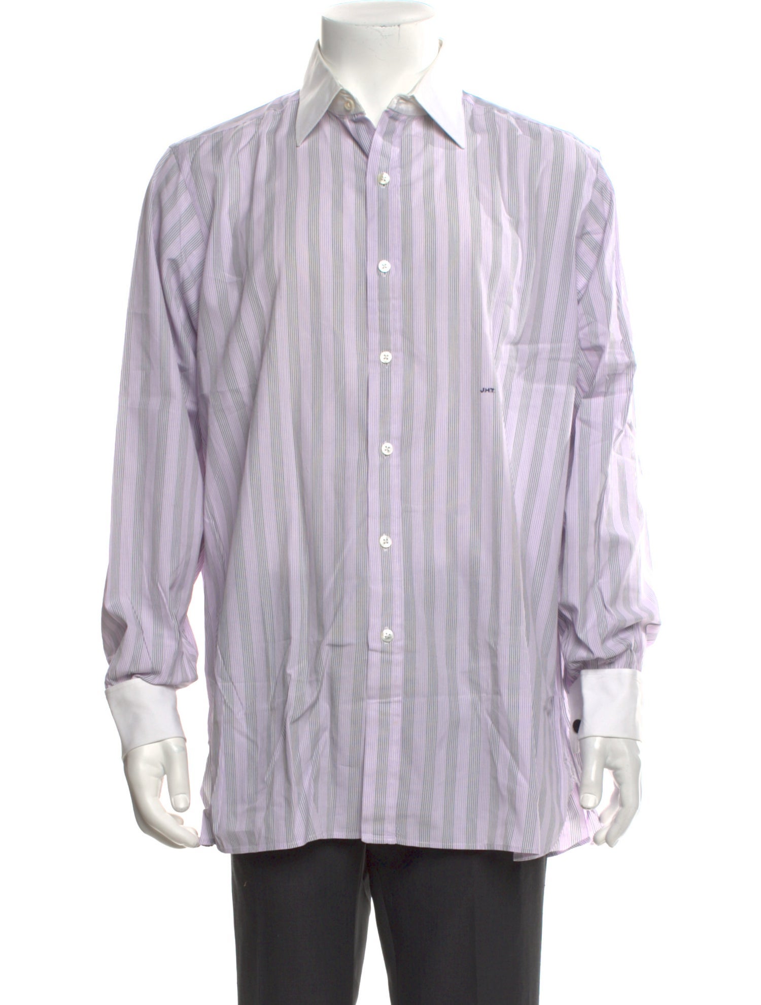 Turnbull & Asser Striped Long Sleeve Shirt