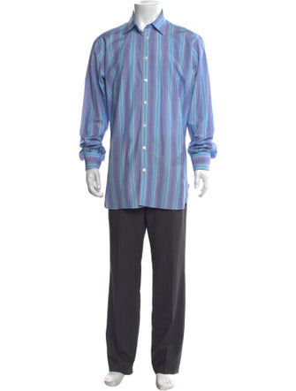 Turnbull & Asser Striped Long Sleeve Shirt