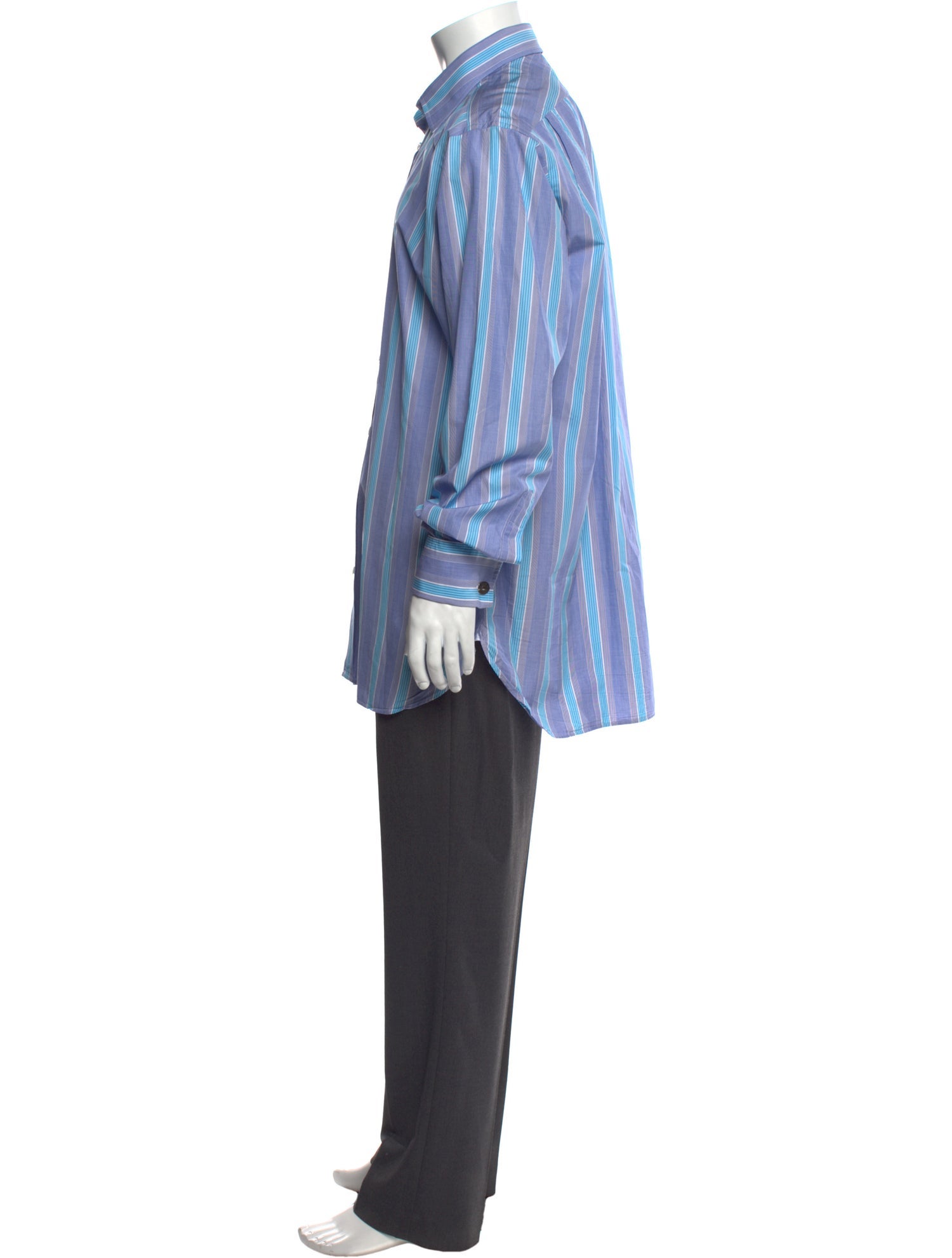 Turnbull & Asser Striped Long Sleeve Shirt