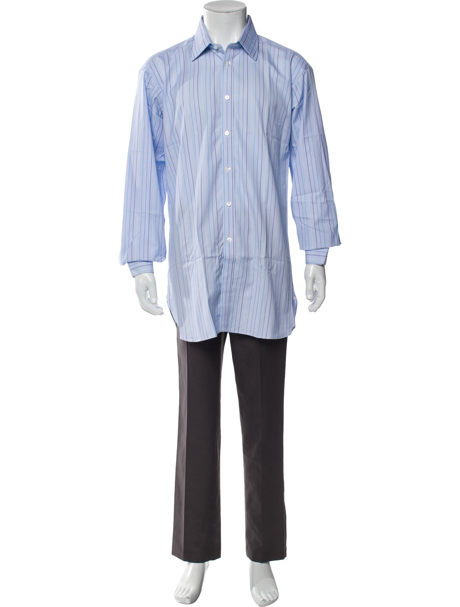 Turnbull & Asser Striped Long Sleeve Dress Shirt w/ Tags