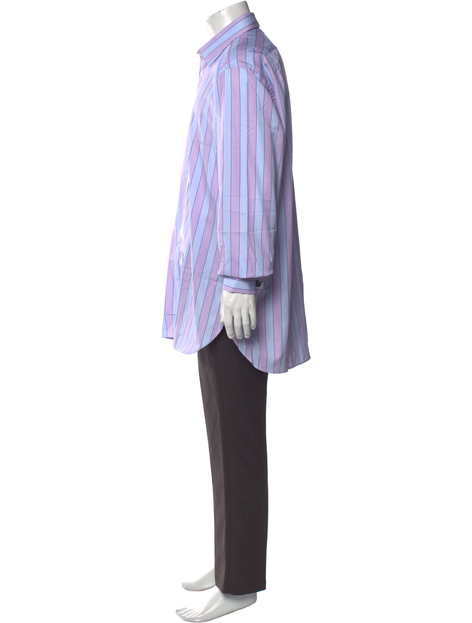 Turnbull & Asser Striped Long Sleeve Dress Shirt w/ Tags