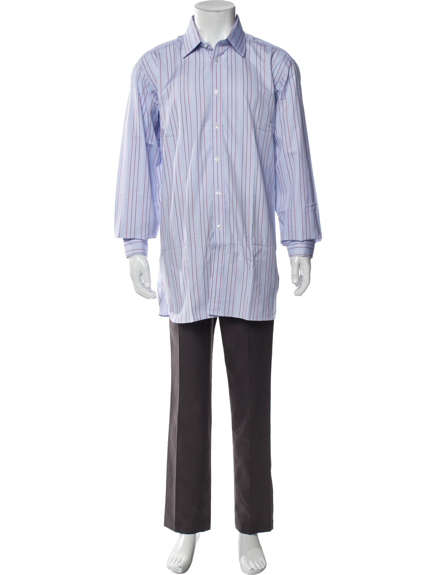 Turnbull & Asser Striped Long Sleeve Dress Shirt w/ Tags