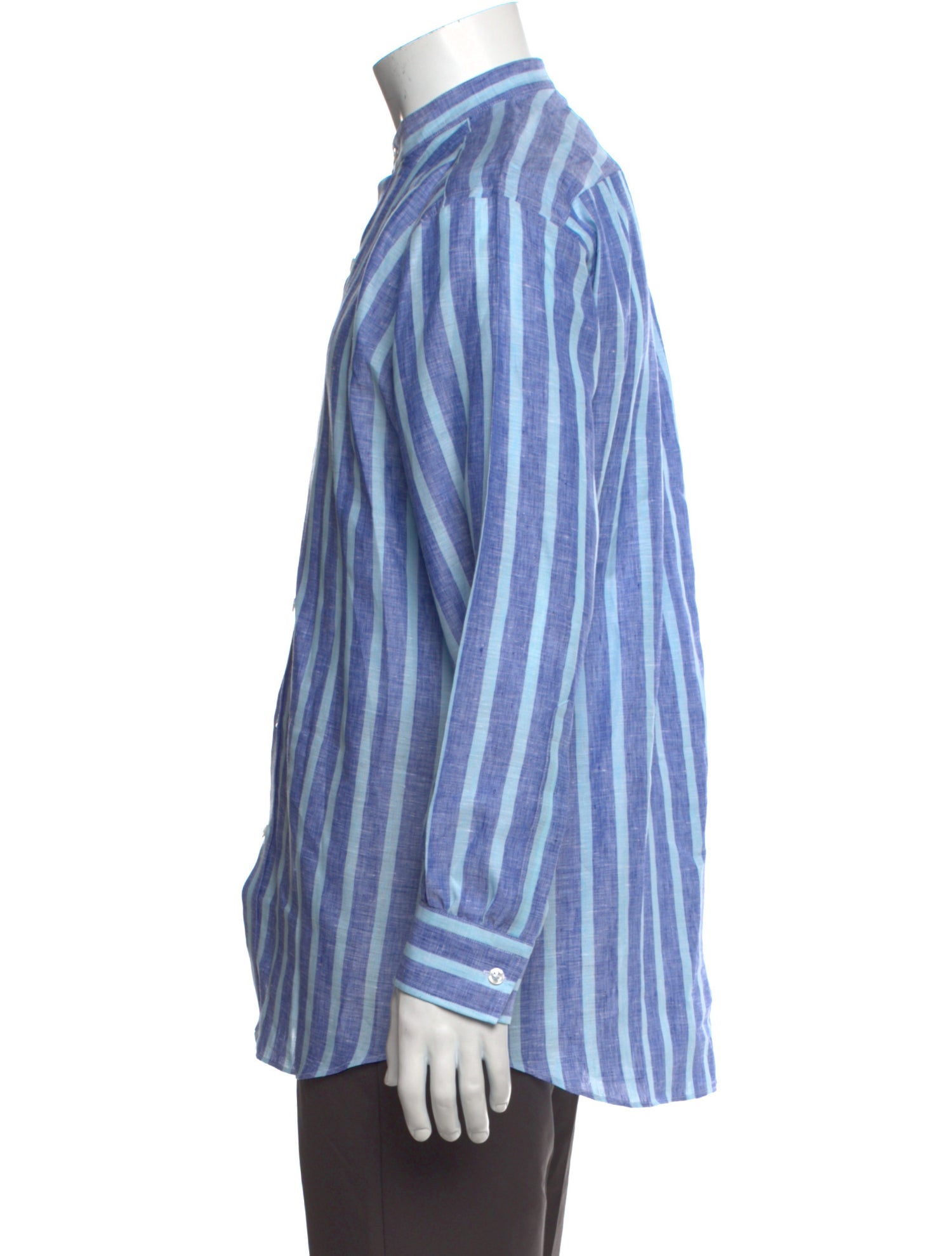 Turnbull & Asser Linen Striped Shirt