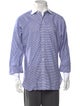 Turnbull & Asser Striped Long Sleeve Dress Shirt