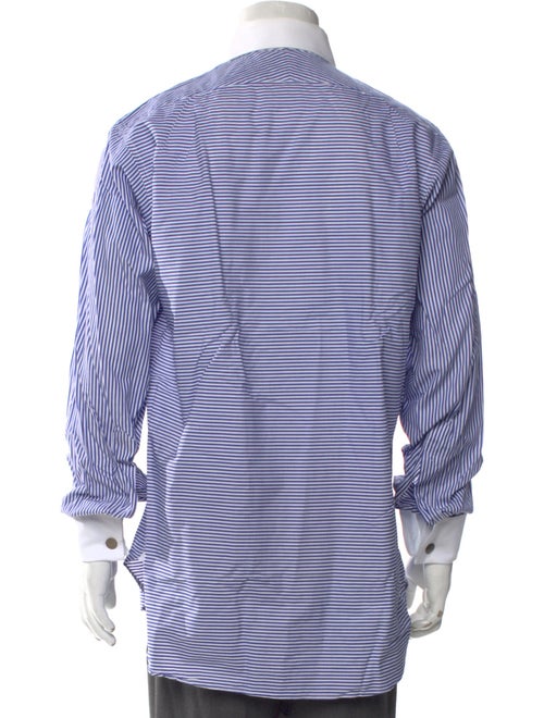 Turnbull & Asser Striped Long Sleeve Dress Shirt
