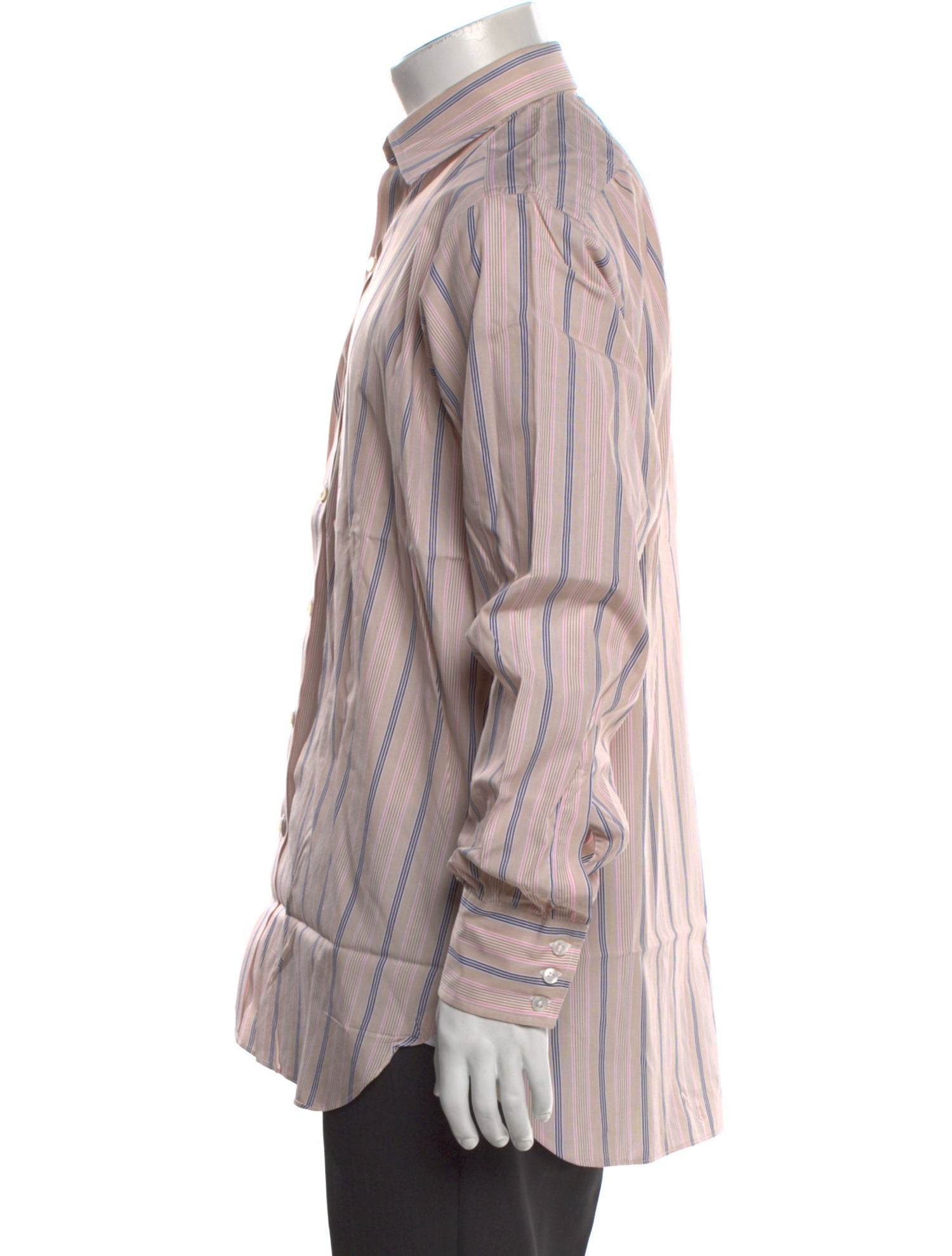 Turnbull & Asser Striped Long Sleeve Shirt