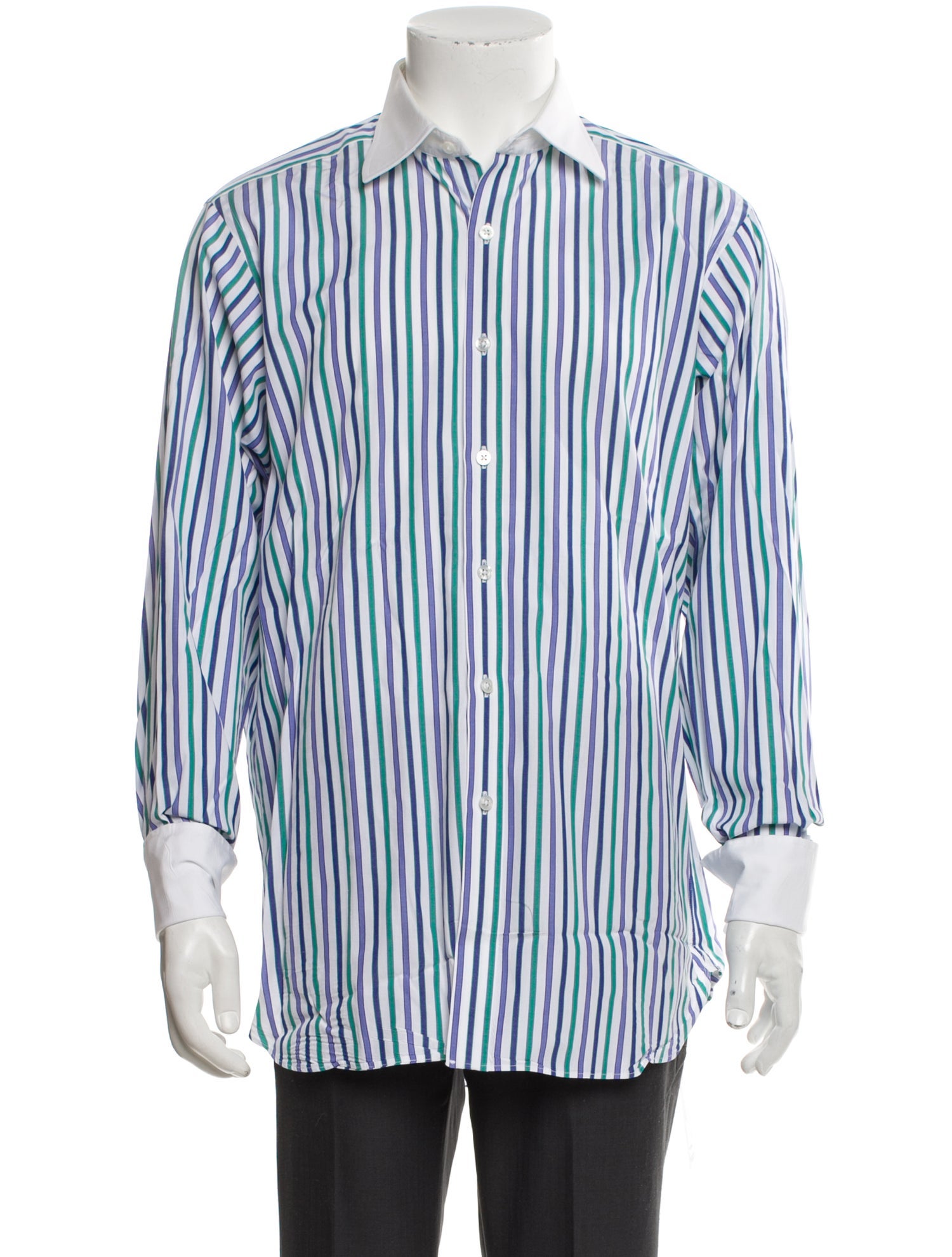 Turnbull & Asser Striped Long Sleeve Shirt