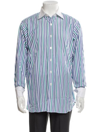 Turnbull & Asser Striped Long Sleeve Shirt