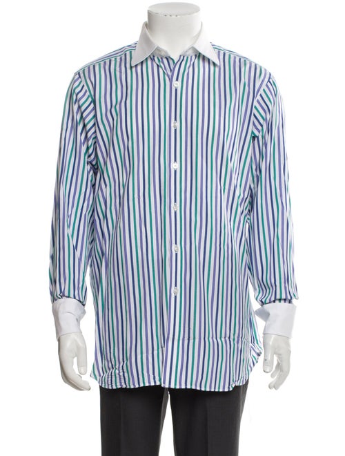 Turnbull & Asser Striped Long Sleeve Shirt