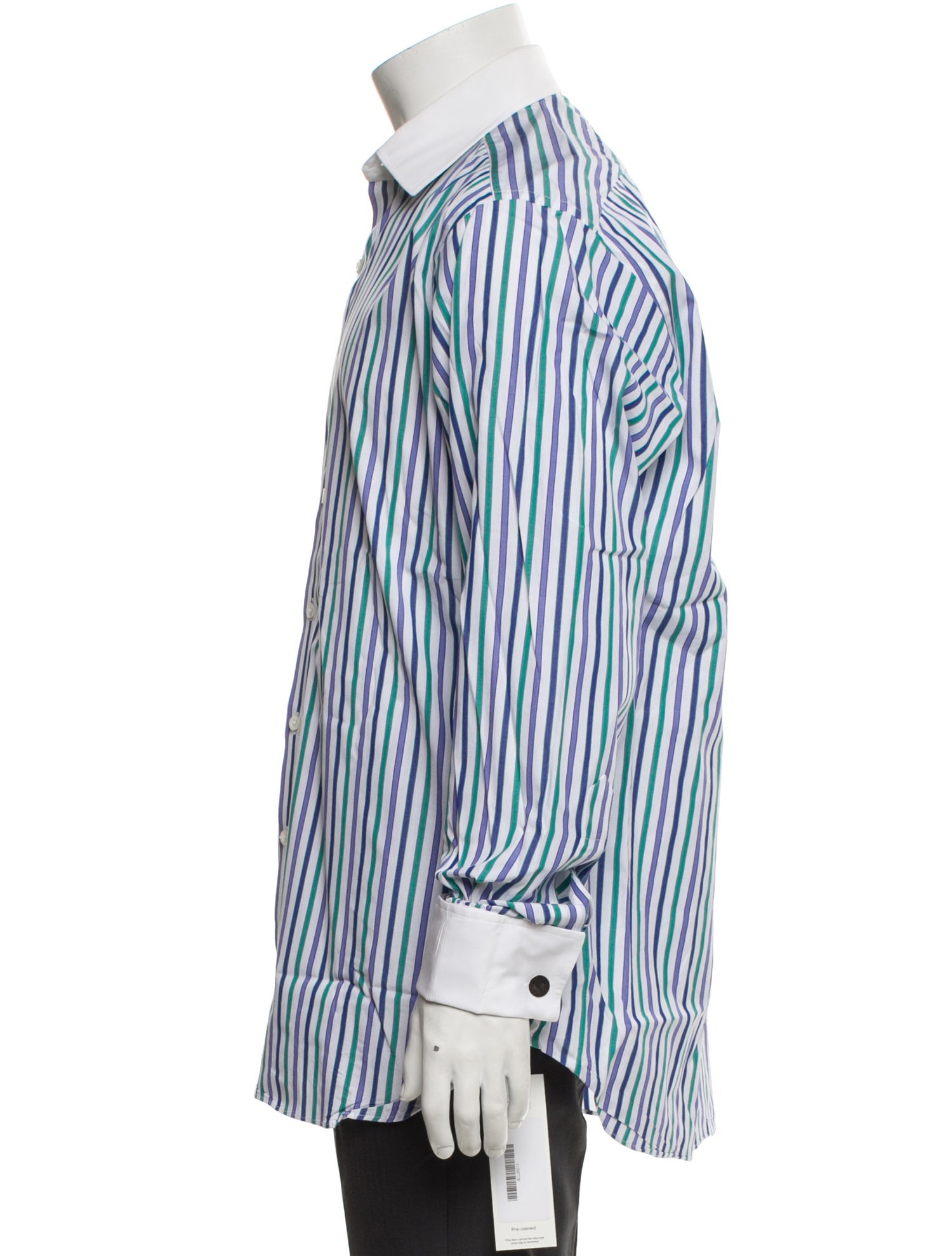 Turnbull & Asser Striped Long Sleeve Shirt