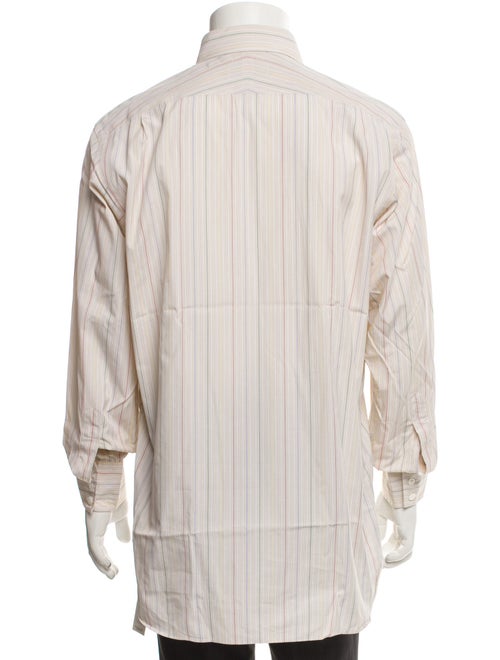 Turnbull & Asser Striped Long Sleeve Dress Shirt