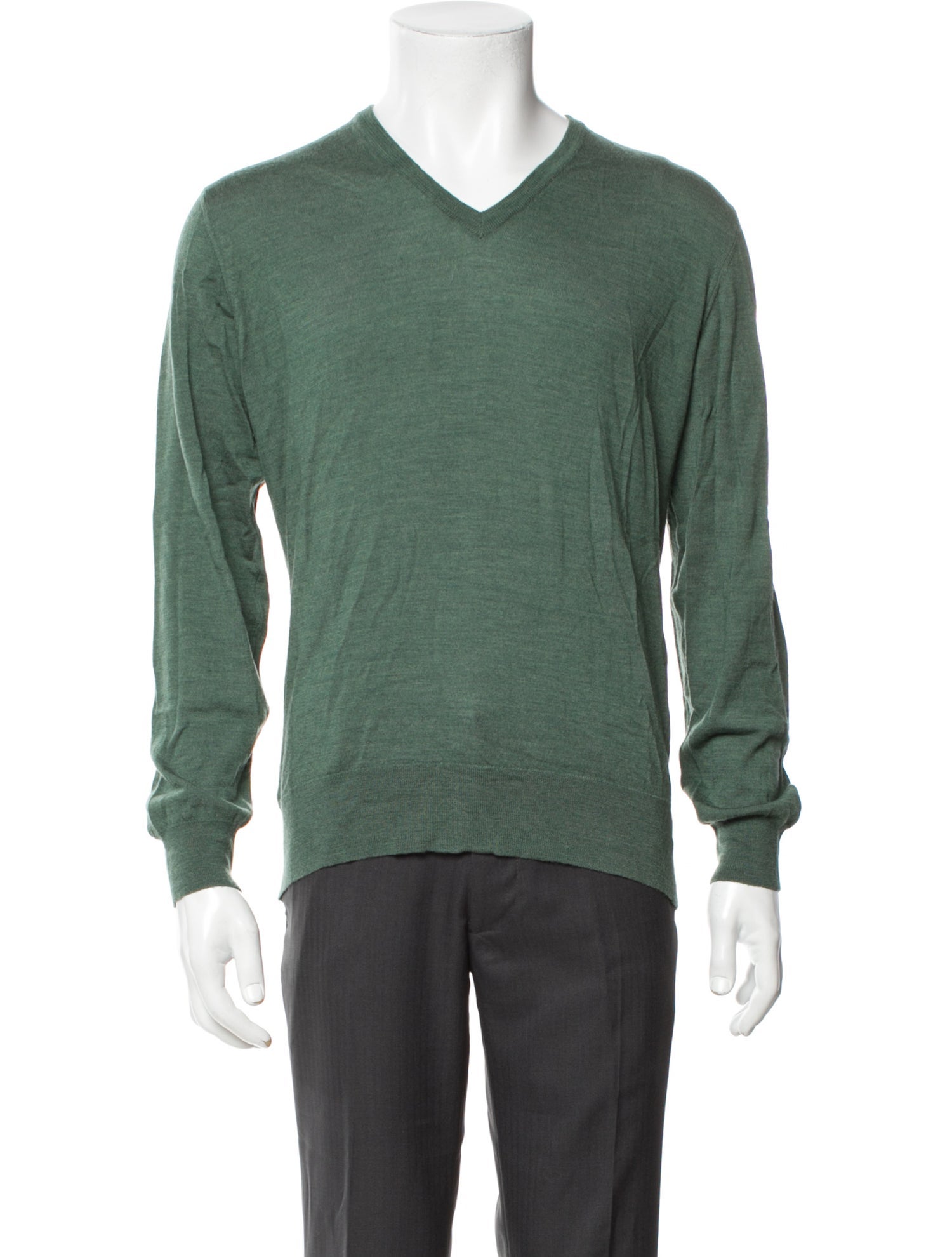 Turnbull & Asser Wool V-Neck Pullover
