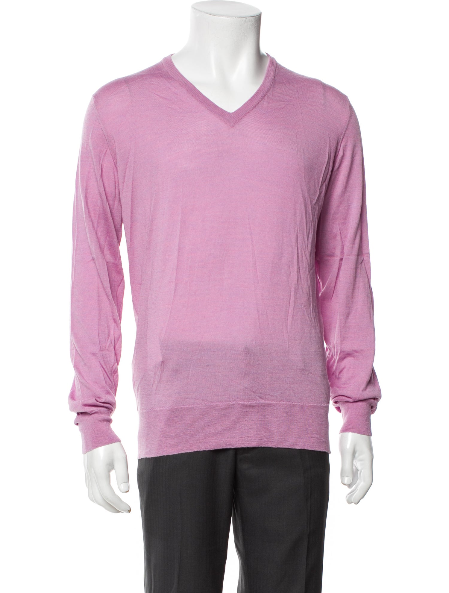 Turnbull & Asser Wool V-Neck Pullover