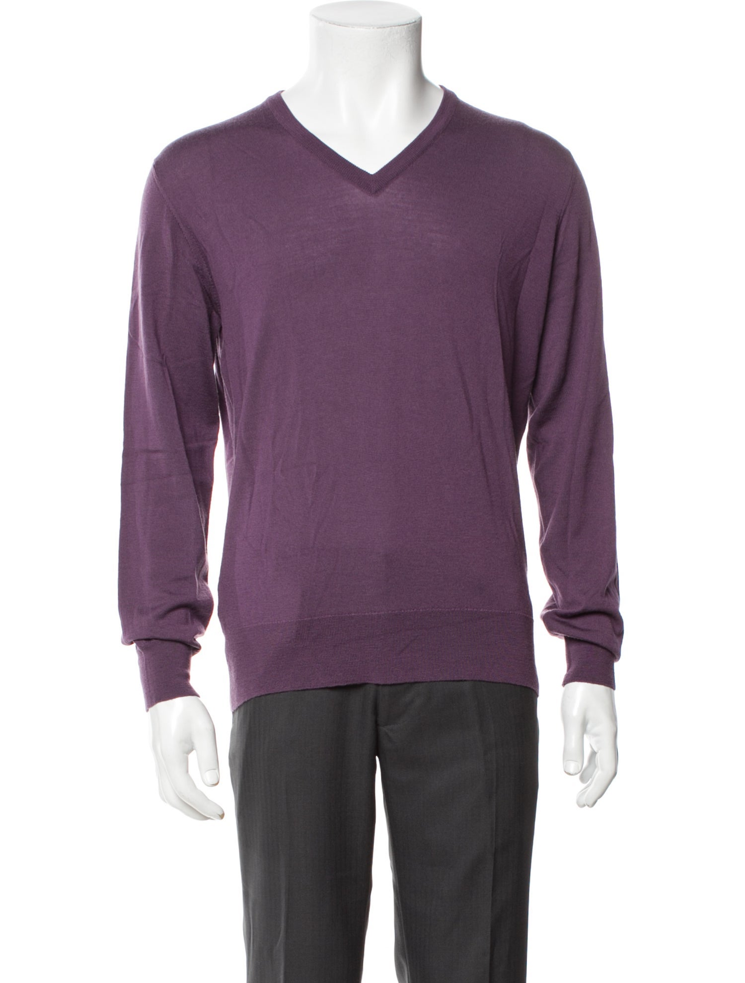 Turnbull & Asser Wool V-Neck Pullover