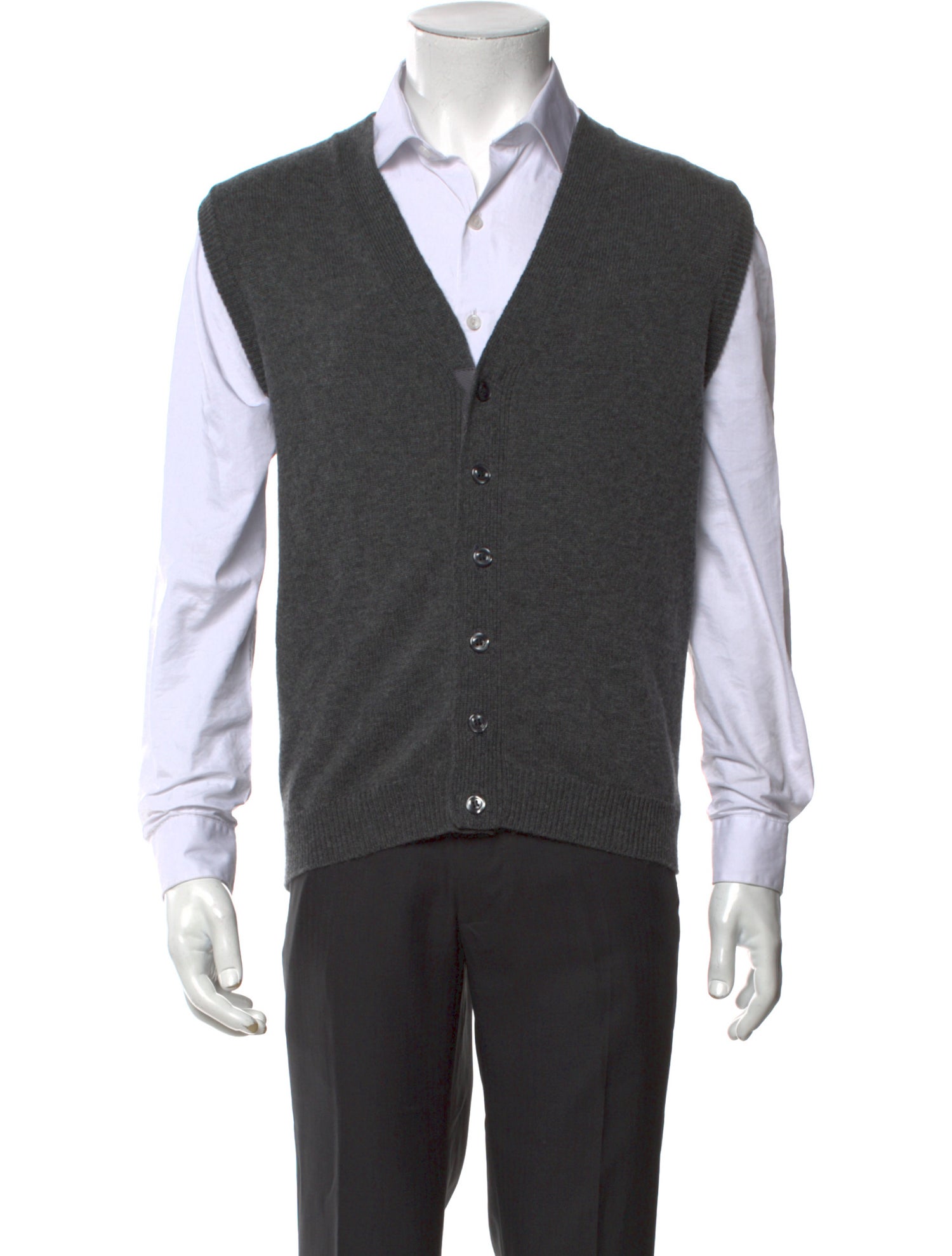 Turnbull & Asser Cashmere V-Neck Sweater Vest