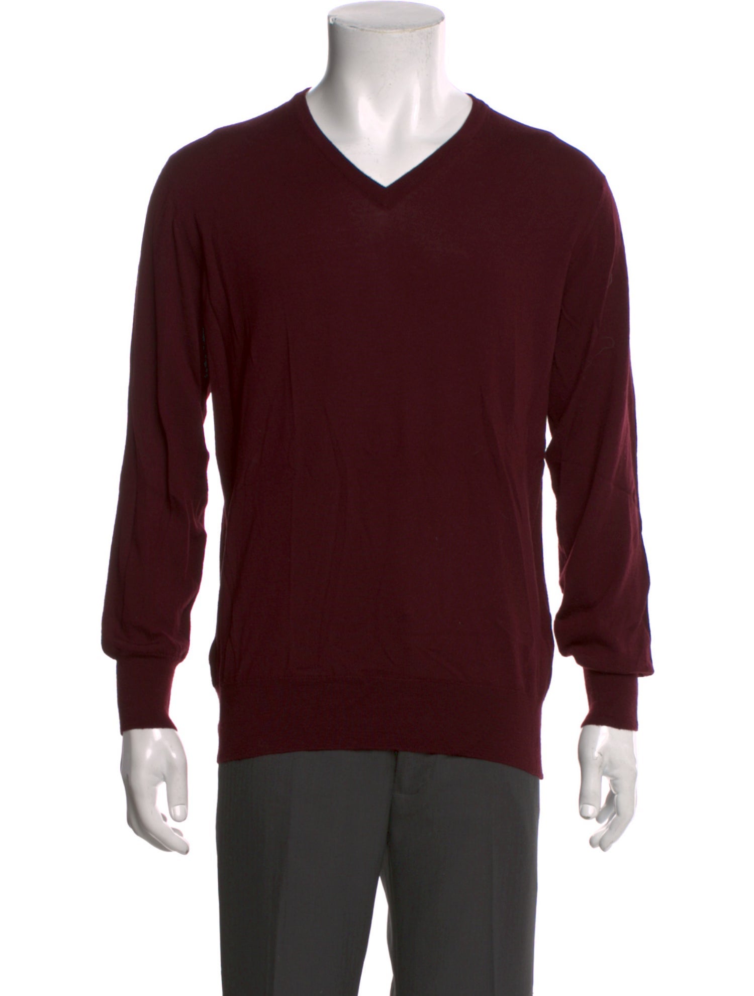Turnbull & Asser Merino Wool V-Neck Pullover