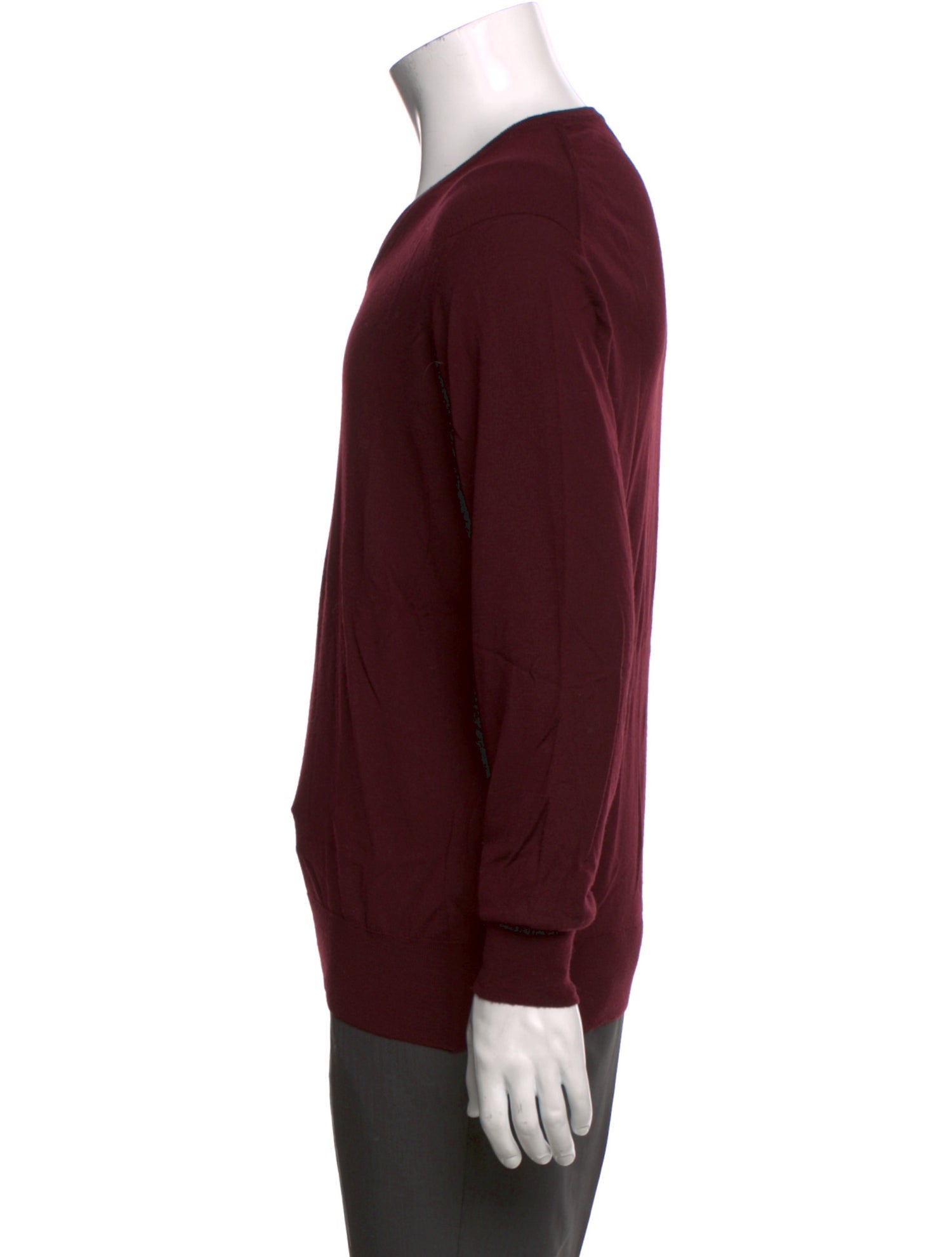 Turnbull & Asser Merino Wool V-Neck Pullover