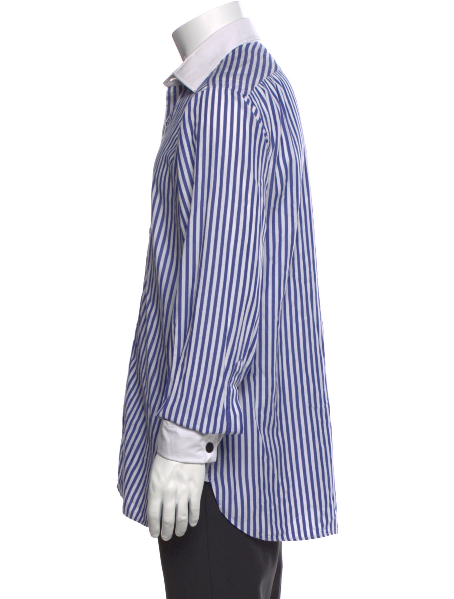 Turnbull & Asser Striped Long Sleeve Dress Shirt