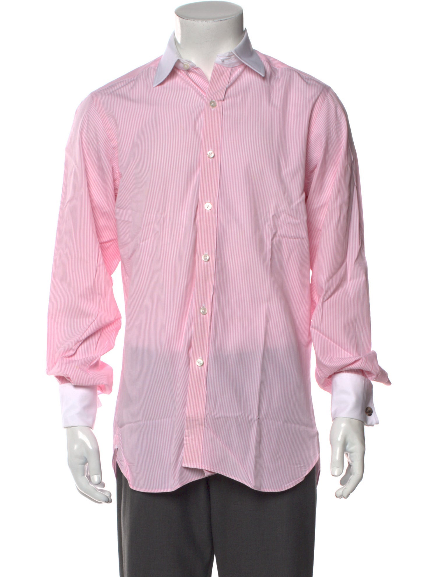 Turnbull & Asser Striped Long Sleeve Shirt