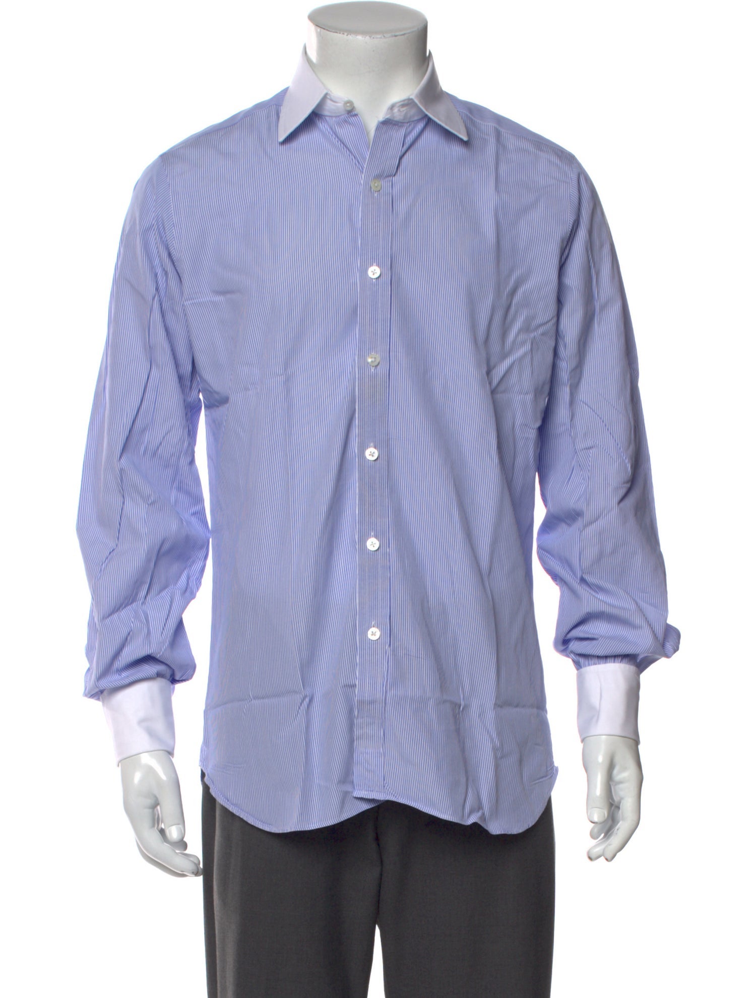 Turnbull & Asser Striped Long Sleeve Shirt