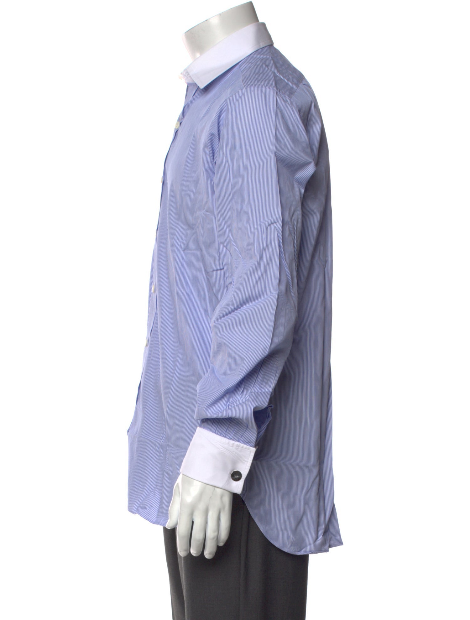 Turnbull & Asser Striped Long Sleeve Shirt