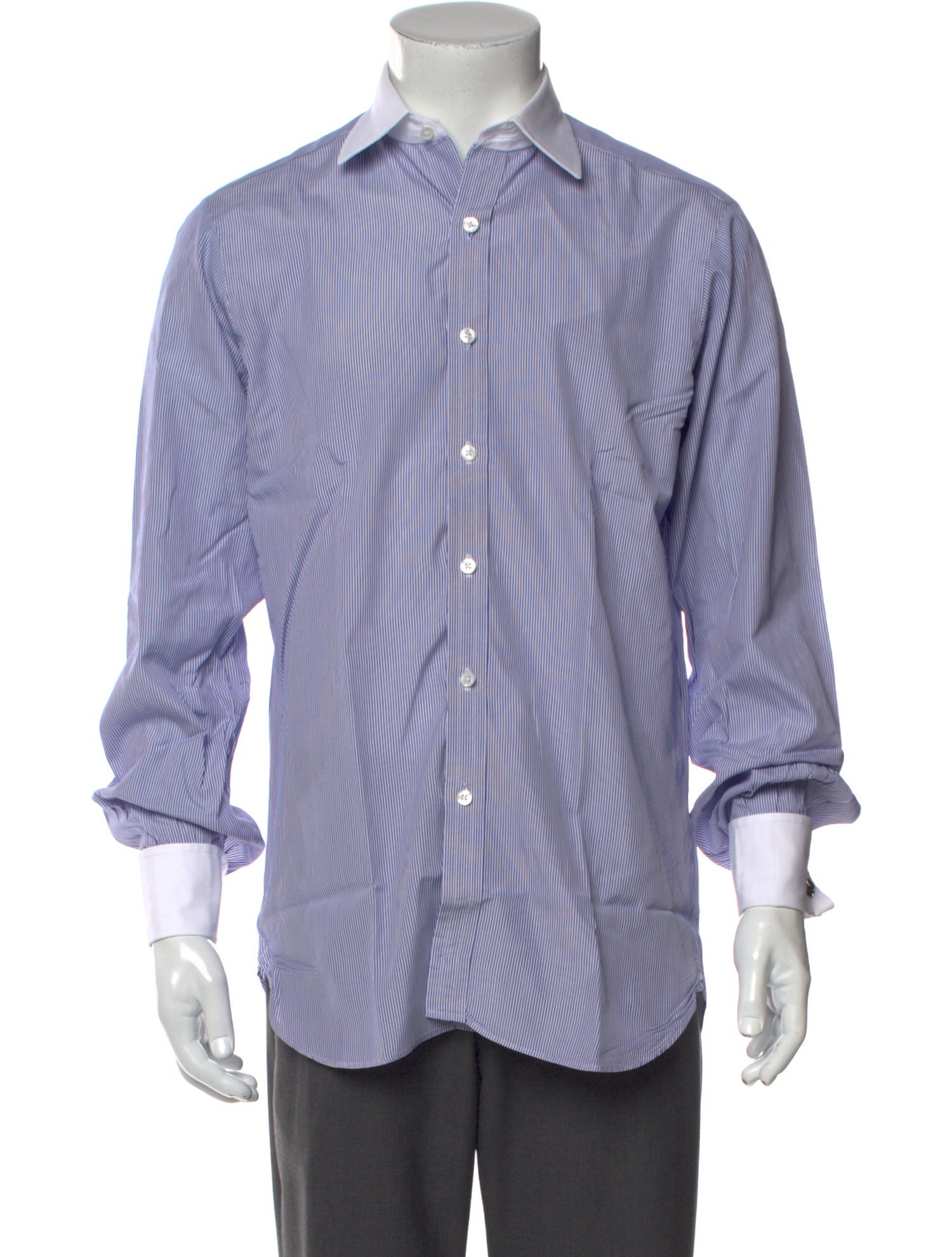 Turnbull & Asser Striped Long Sleeve Shirt