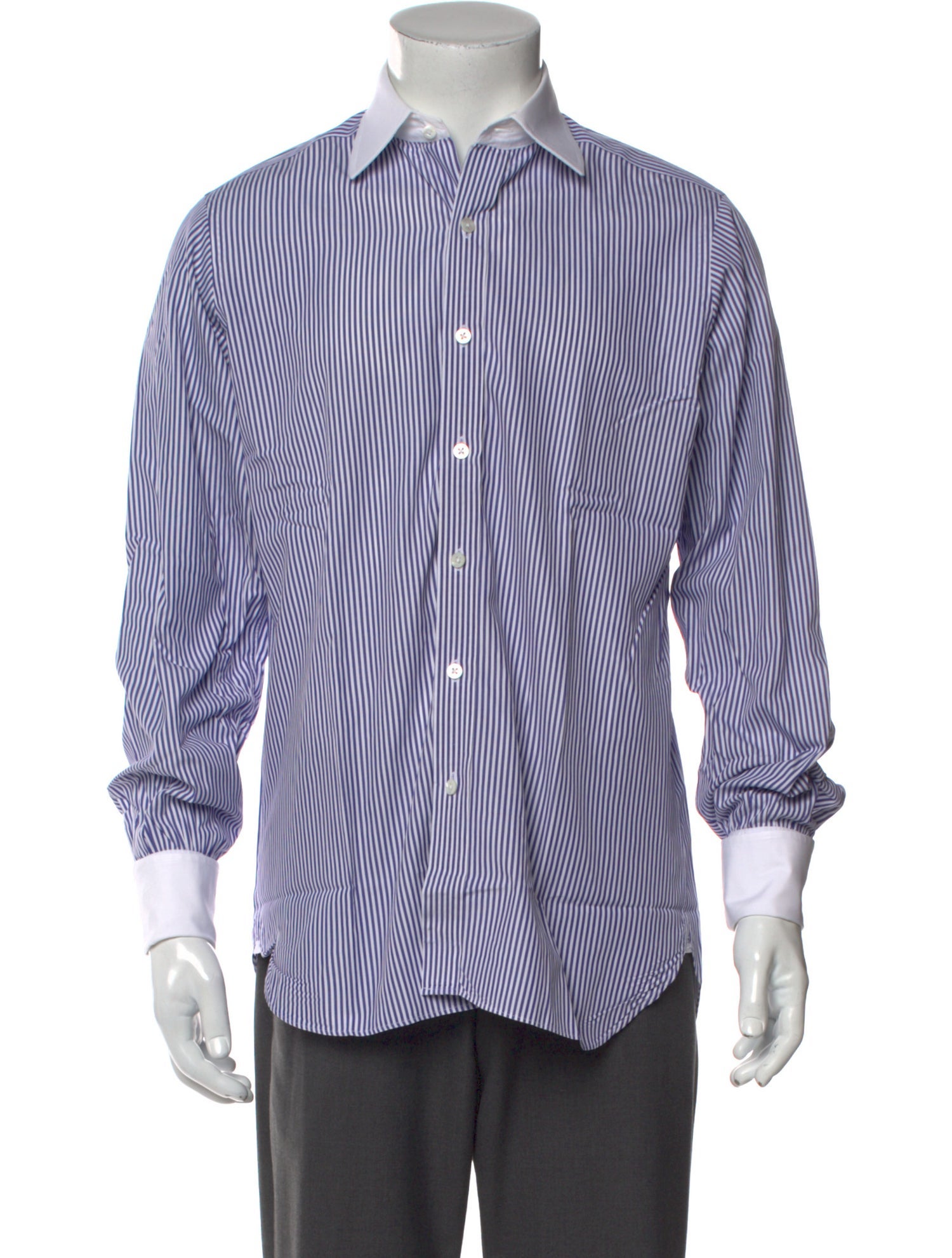 Turnbull & Asser Striped Long Sleeve Shirt