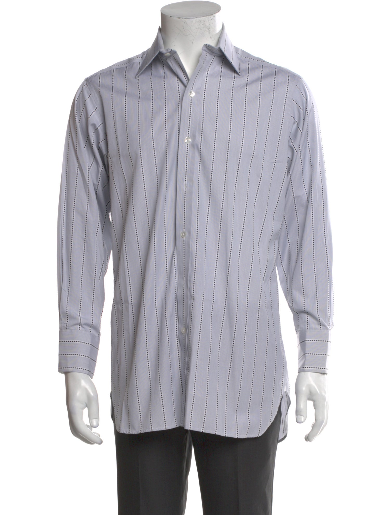 Turnbull & Asser Striped Long Sleeve Shirt