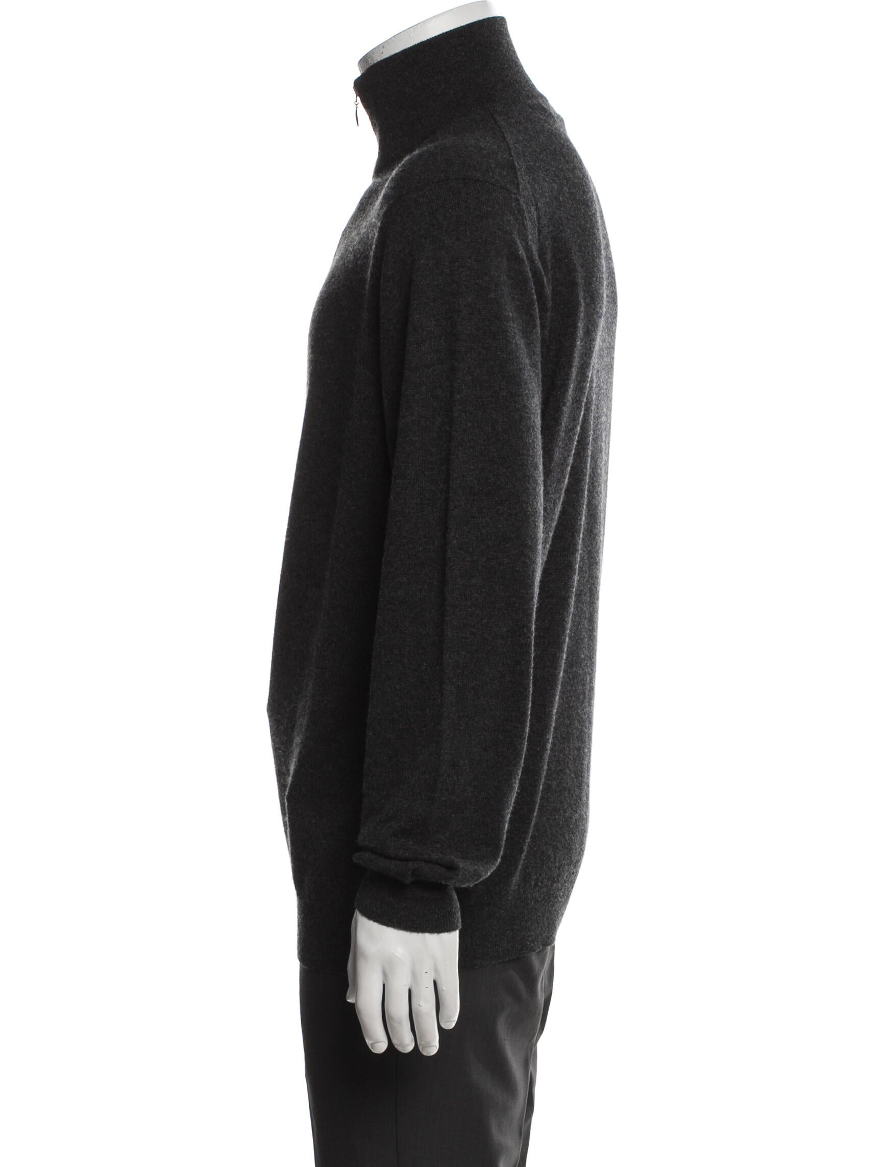 Turnbull & Asser Cashmere Mock Neck Pullover