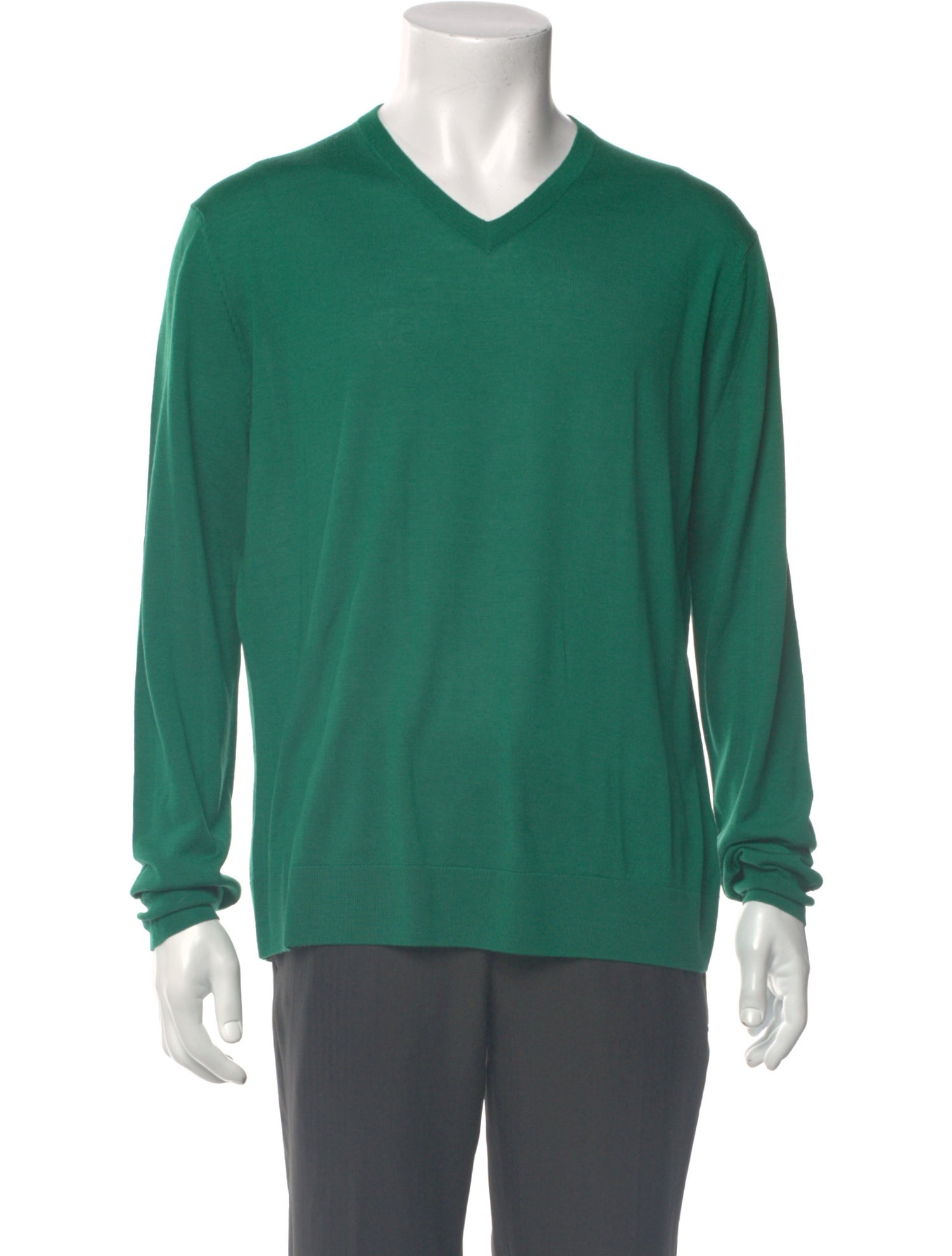 Turnbull & Asser Merino Wool V-Neck Pullover