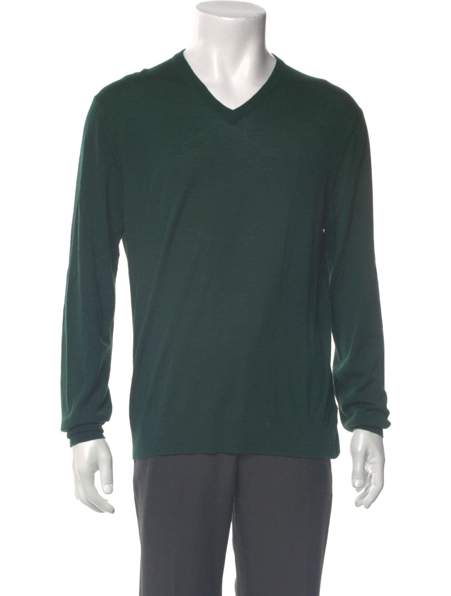 Turnbull & Asser Merino Wool V-Neck Pullover
