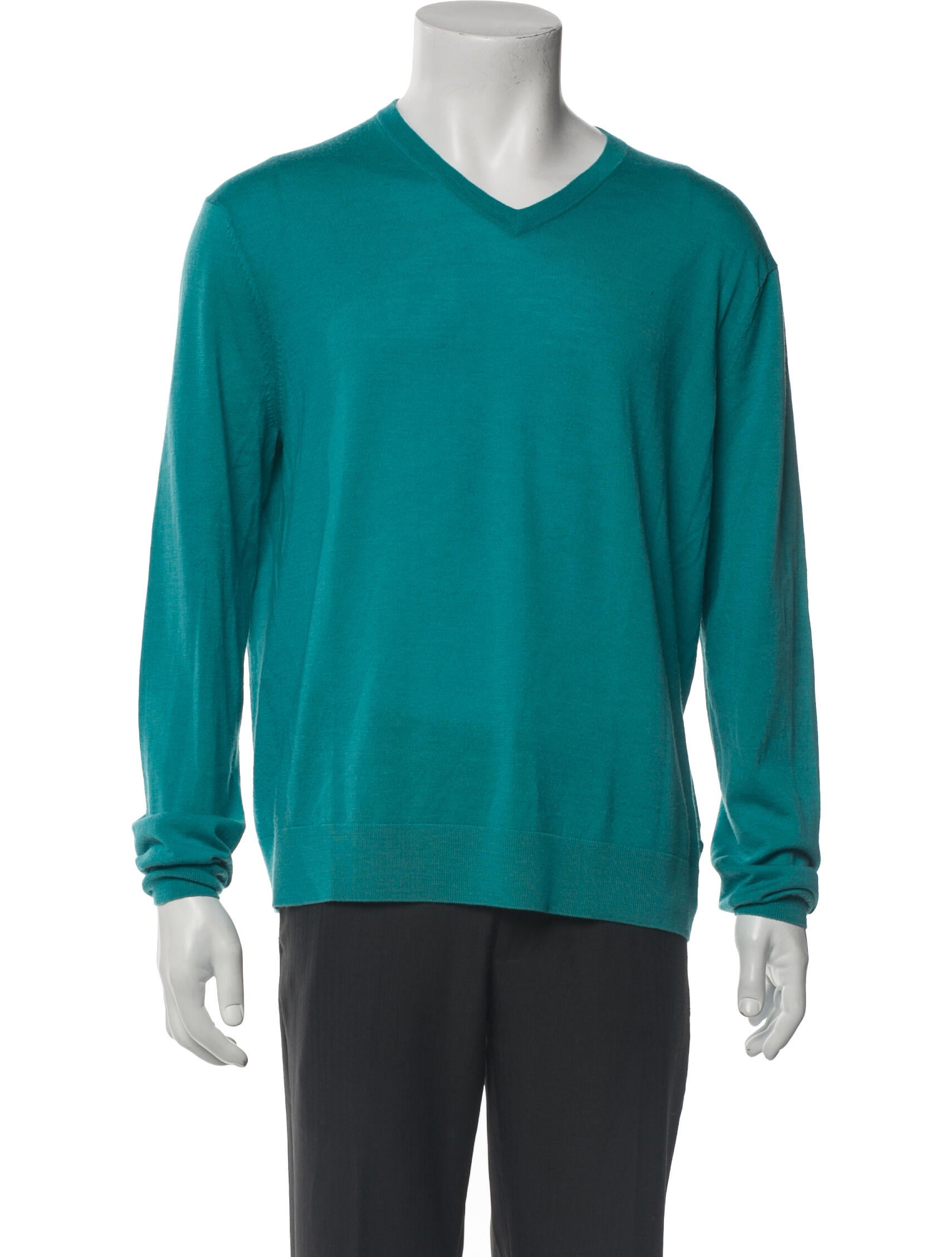 Turnbull & Asser Merino Wool V-Neck Pullover