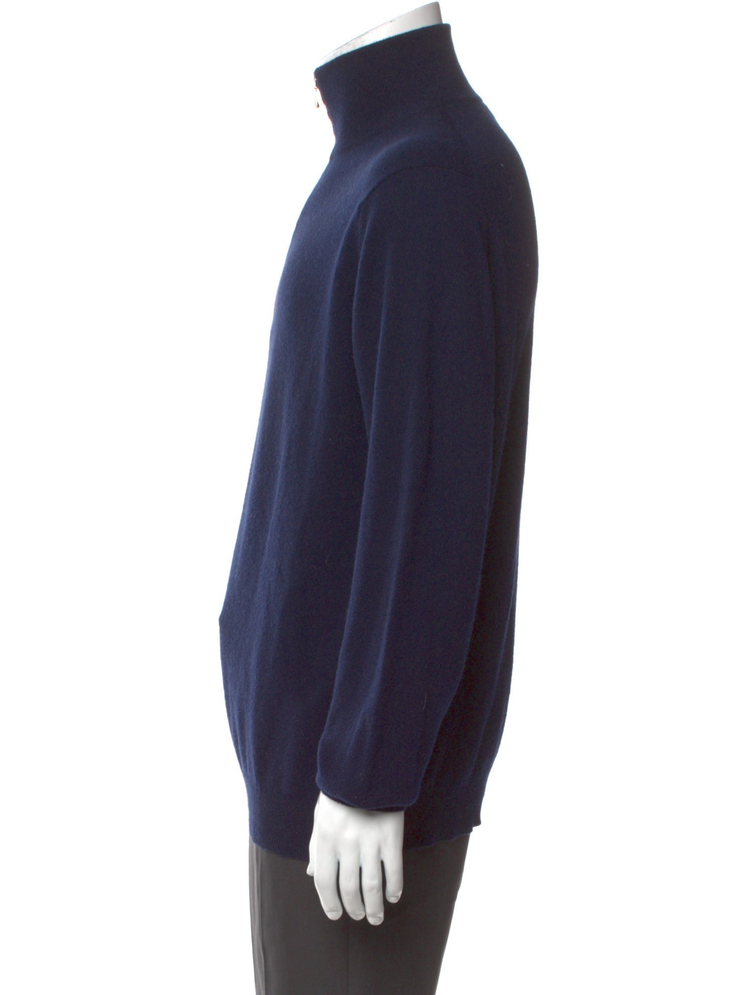 Turnbull & Asser Cashmere Mock Neck Pullover
