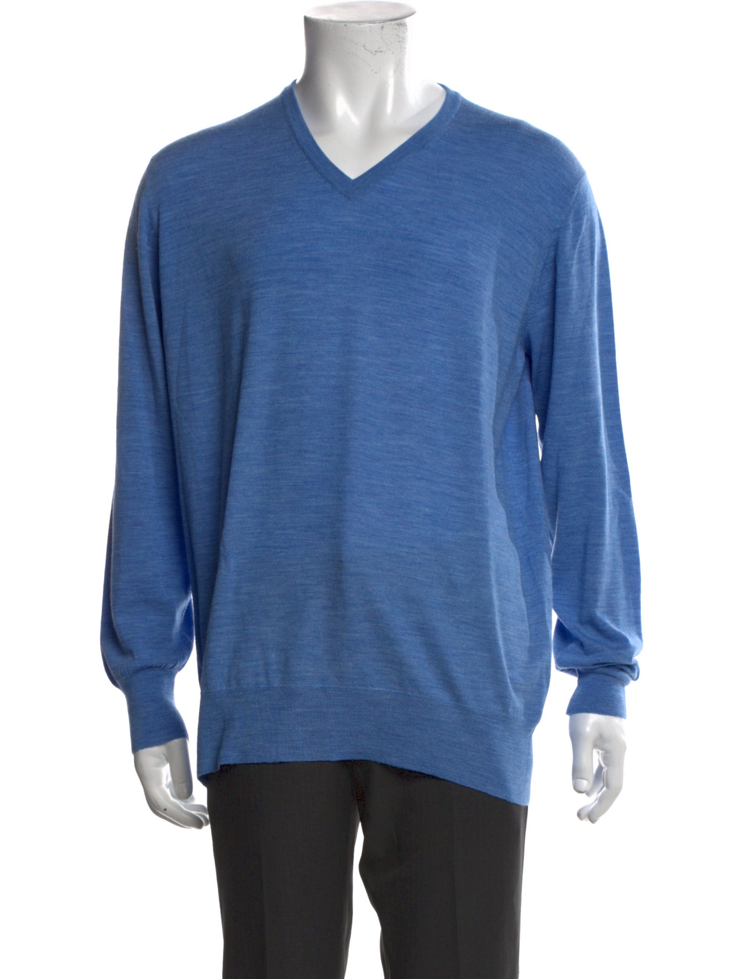 Turnbull & Asser Merino Wool V-Neck Pullover