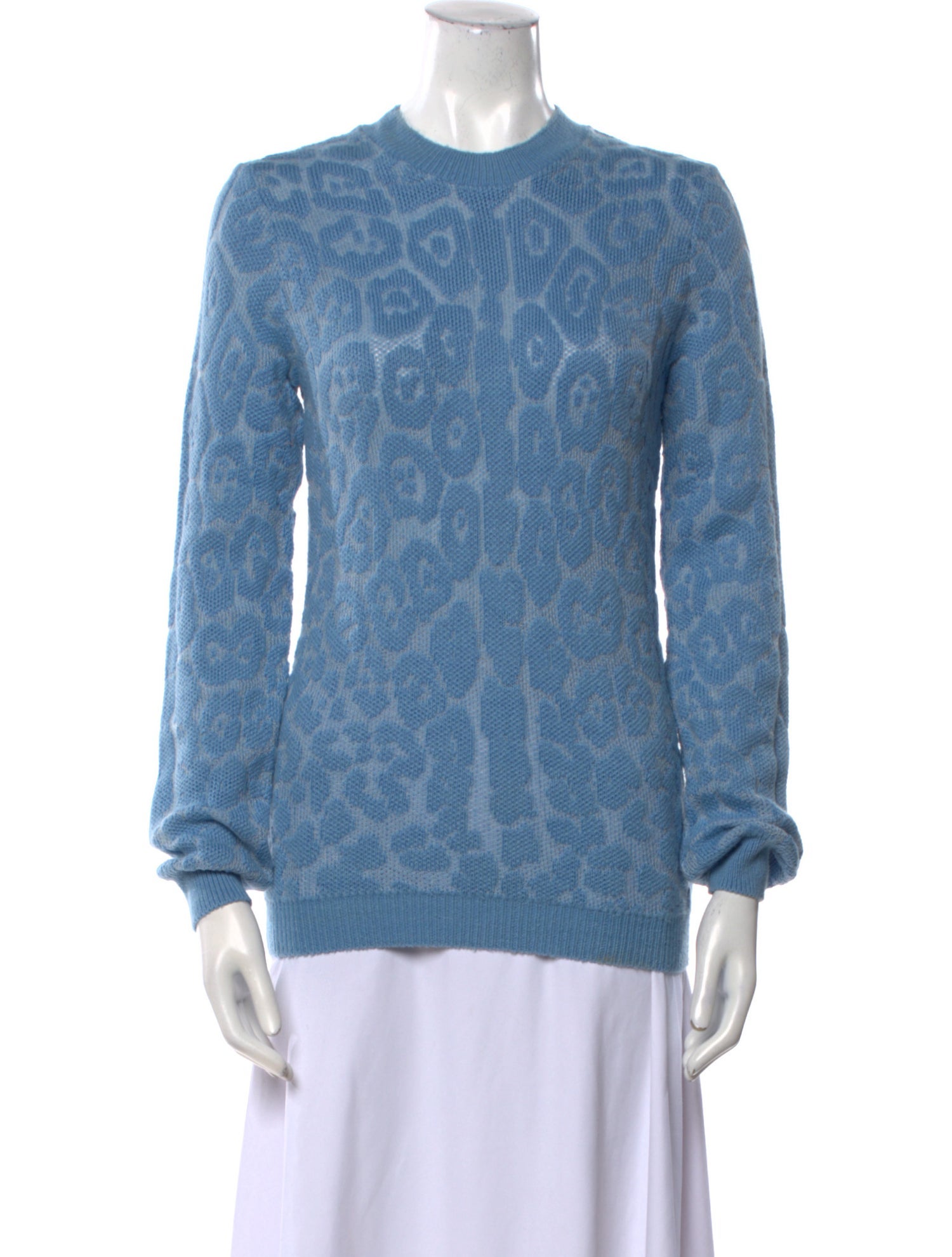 Nanna Van Blaaderen Animal Print Crew Neck Sweater