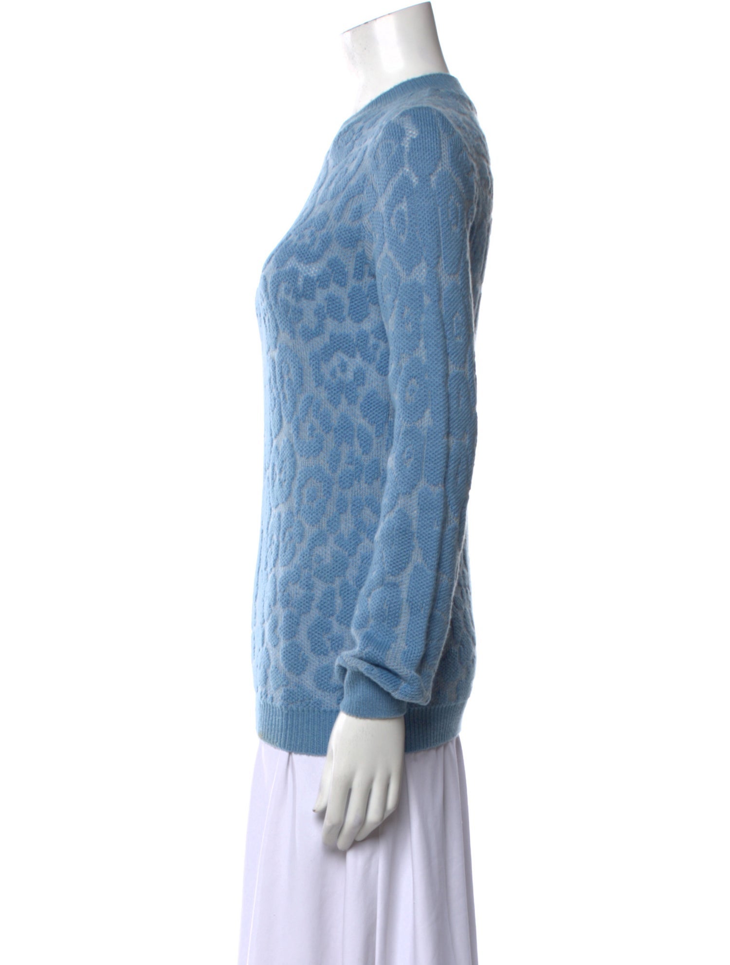 Nanna Van Blaaderen Animal Print Crew Neck Sweater