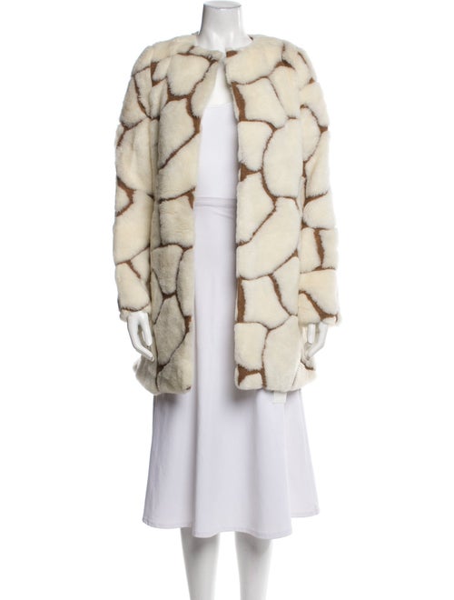 Nanna Van Blaaderen Printed Faux Fur Coat