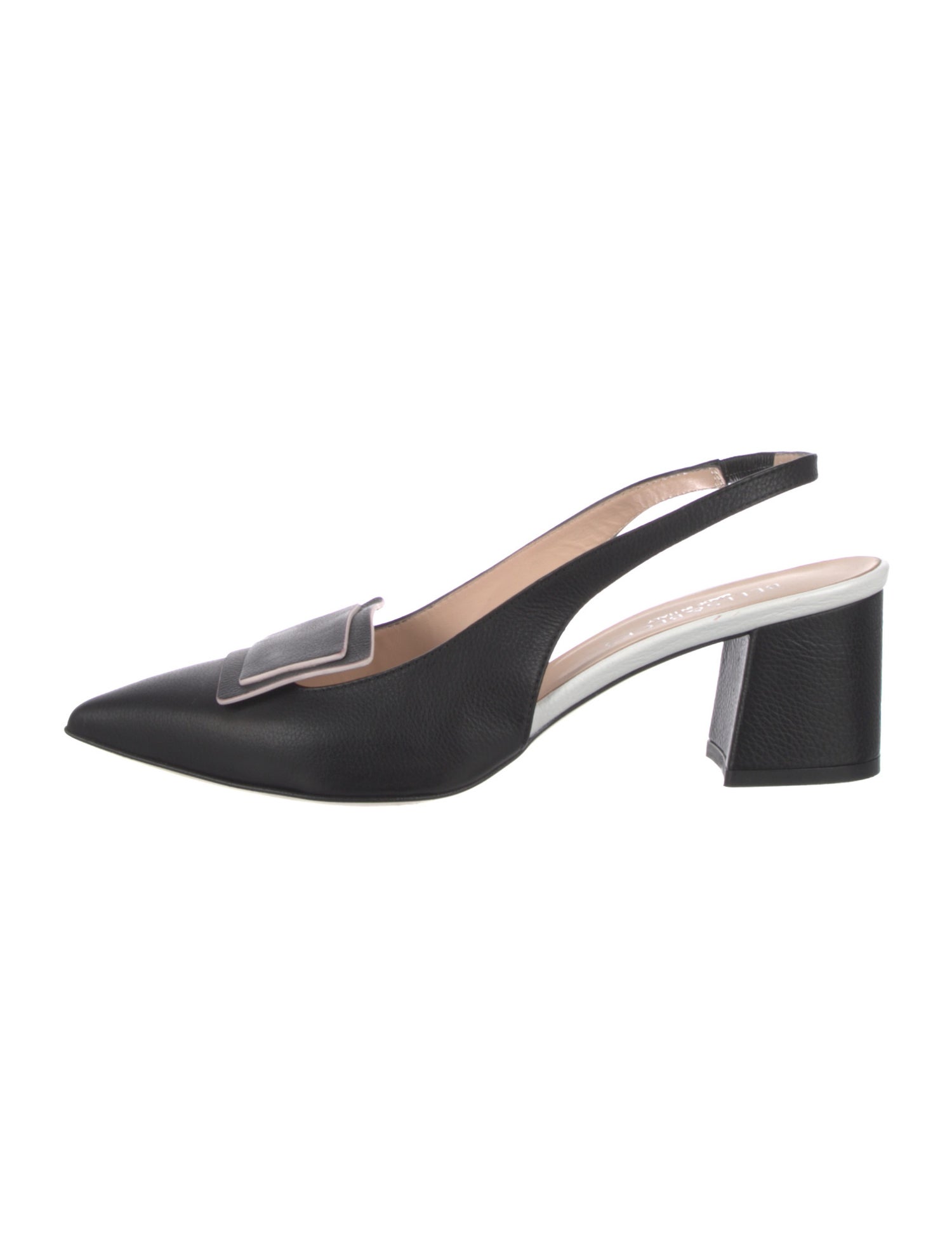 Bells & Becks Leather Slingback Pumps