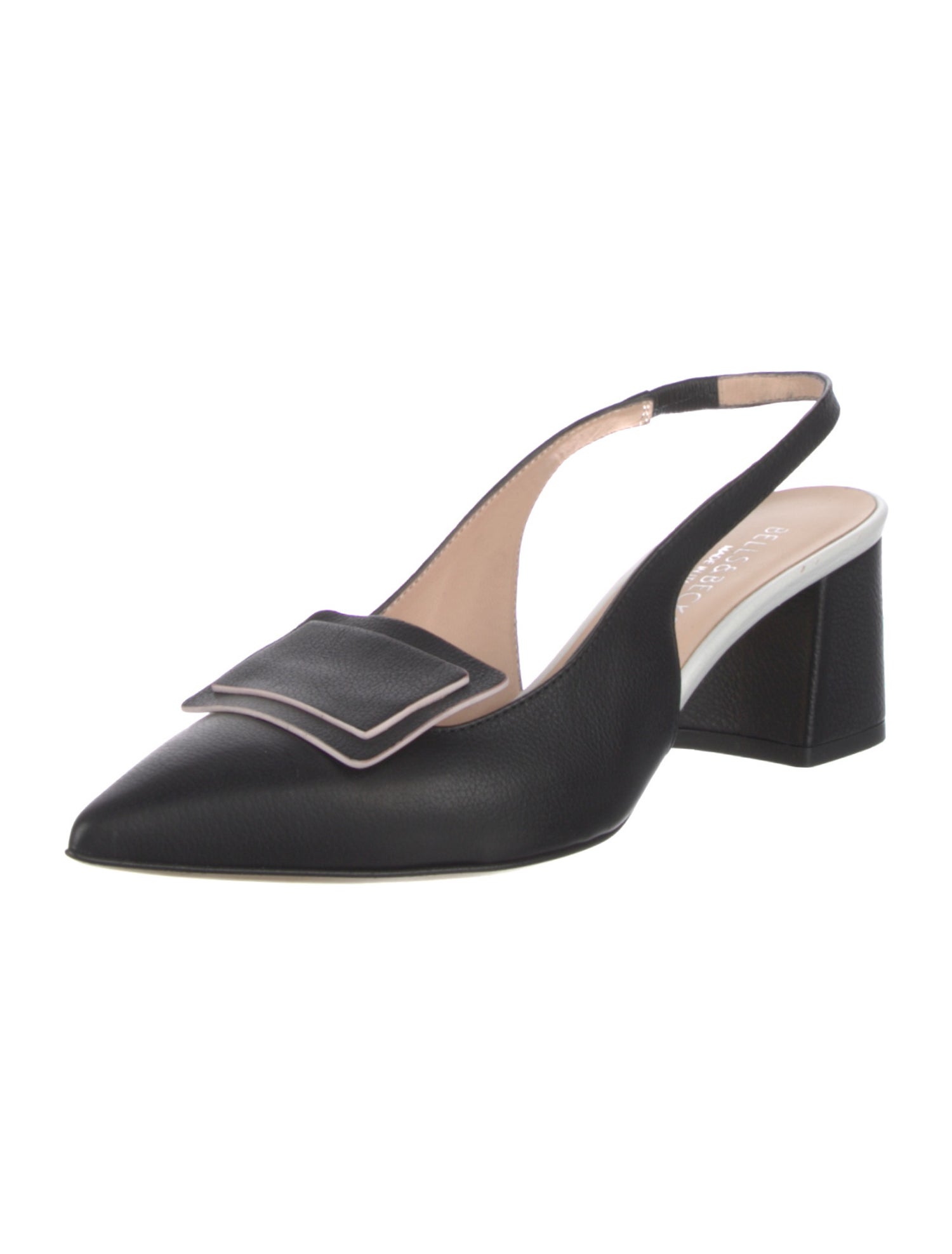 Bells & Becks Leather Slingback Pumps