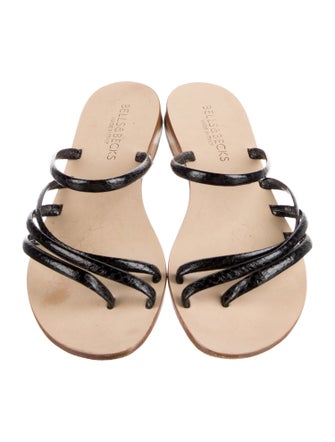 Bells & Becks Leather Slides