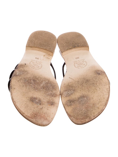 Bells & Becks Leather Slides