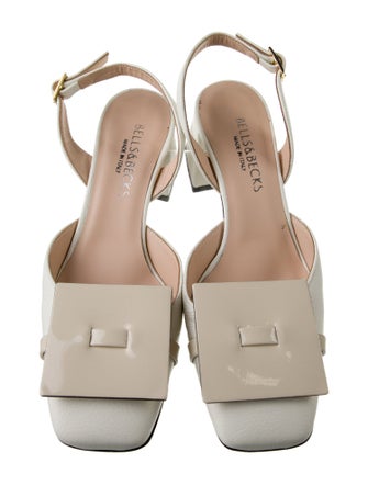 Bells & Becks Leather Slingback Pumps