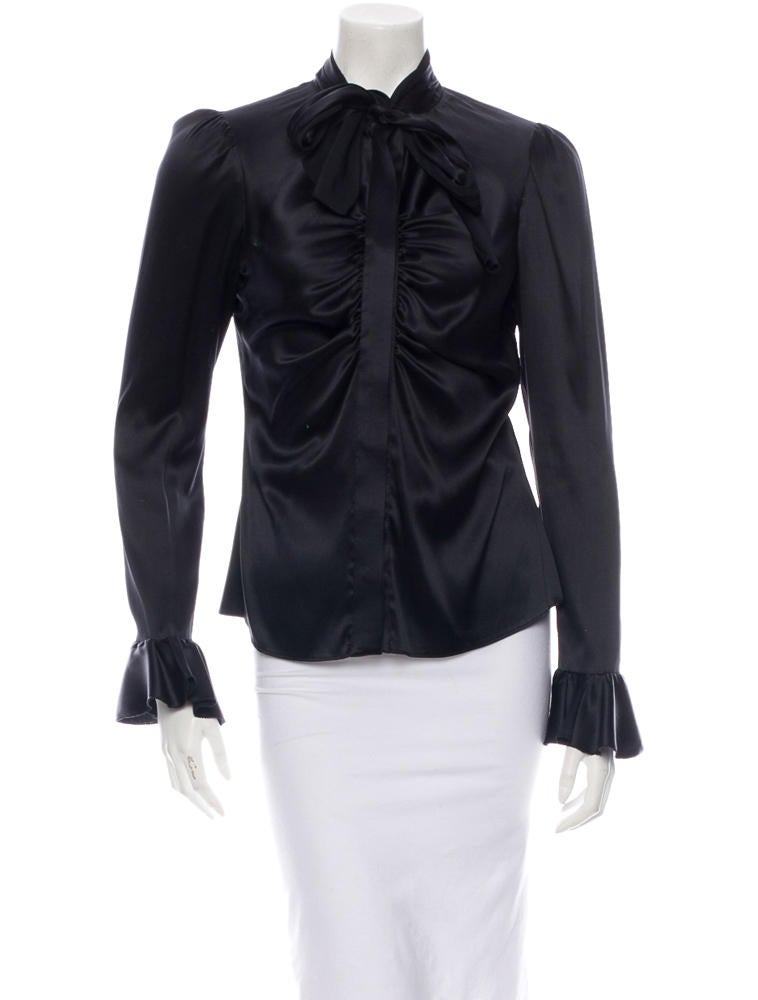 Blumarine Scarf Tie Blouse