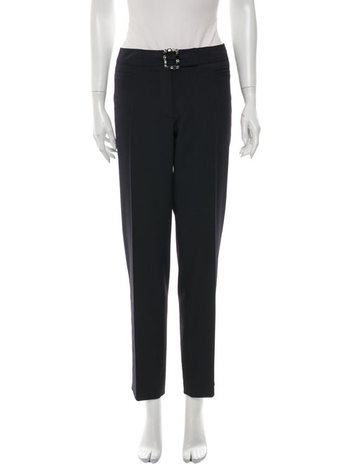 Blumarine Straight Leg Pants Blue