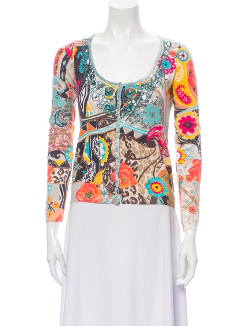Blumarine Silk Printed Top