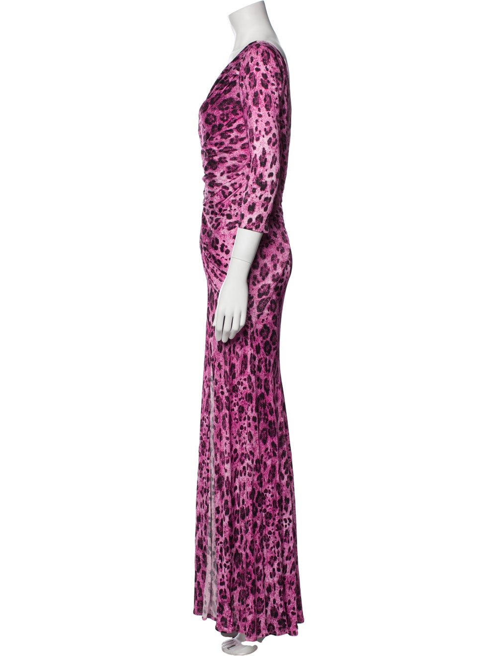 Blumarine Animal Print Long Dress - image 2