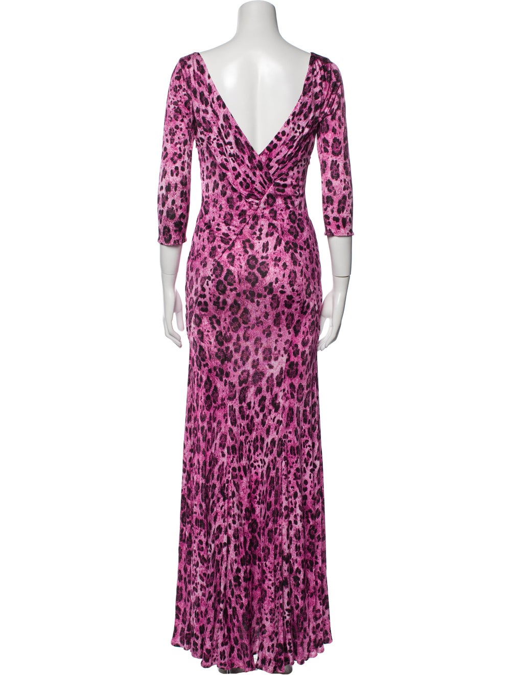 Blumarine Animal Print Long Dress - image 3