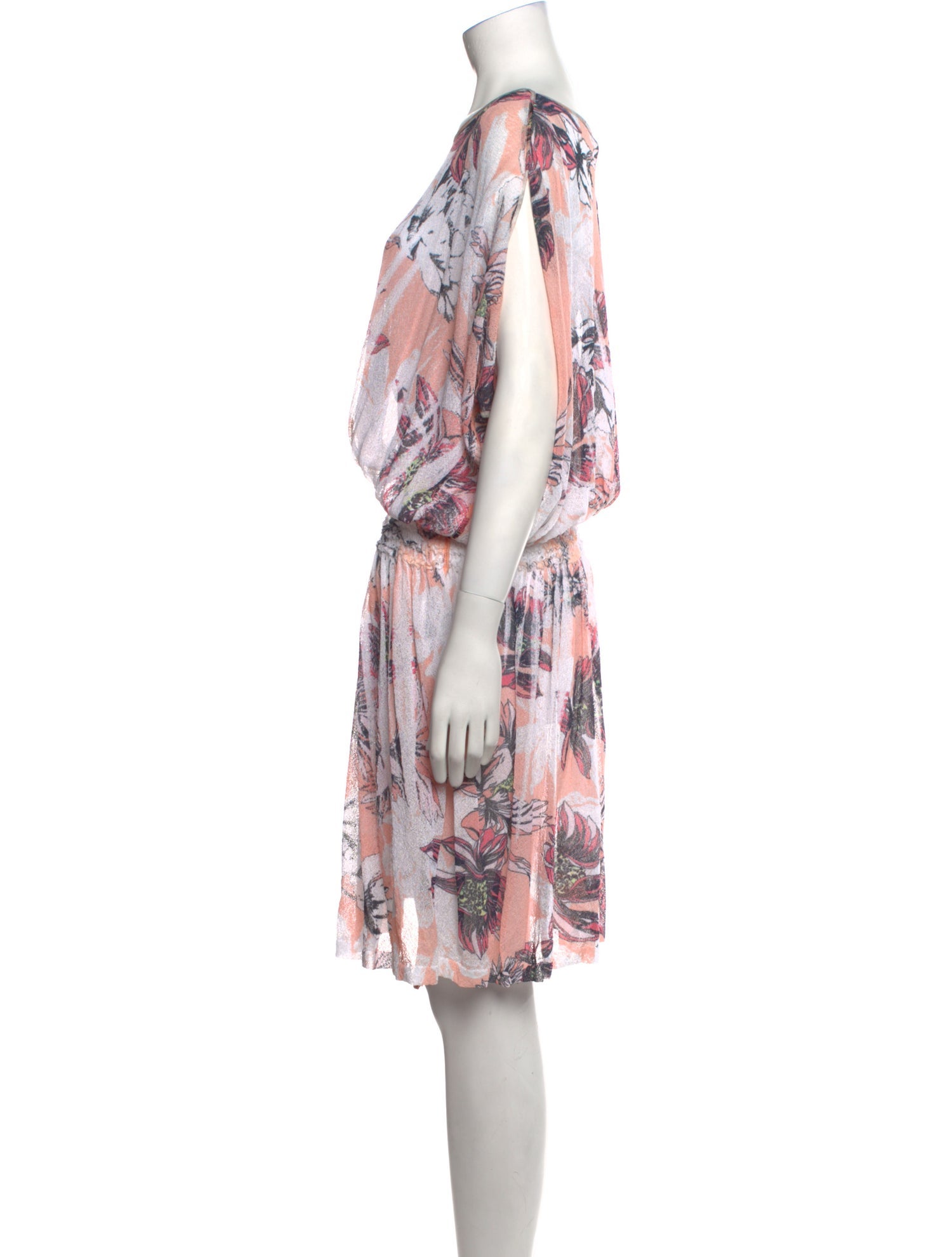 Blumarine Silk Midi Length Dress