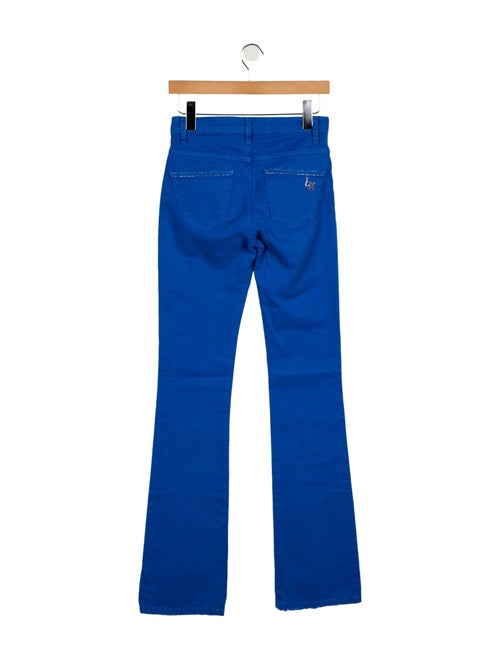Blumarine Mid-Rise Straight Leg Jeans