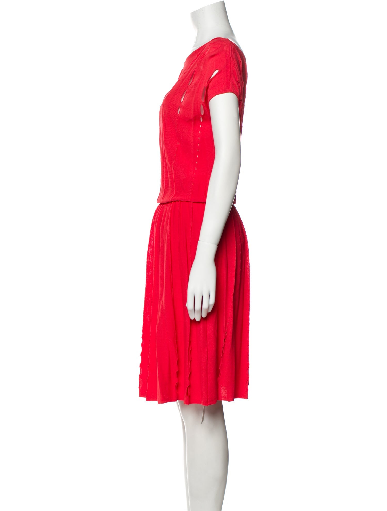 Blumarine Silk Midi Length Dress